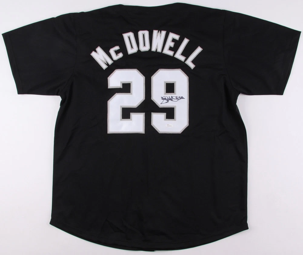 JACK MCDOWELL AUTOGRAPHED CUSTOM JERSEY (CHICAGO WHITE SOX) - JSA COA!