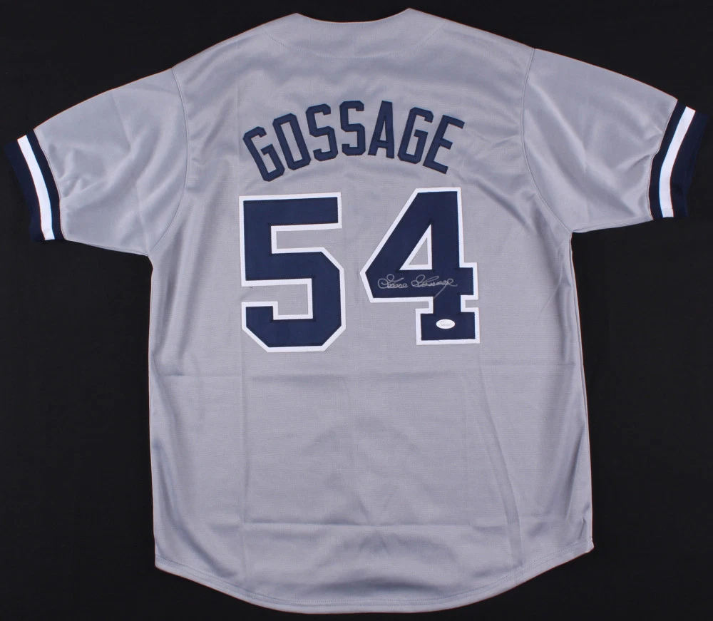 GOOSE GOSSAGE AUTOGRAPHED CUSTOM JERSEY (NEW YORK YANKEES) - JSA COA!