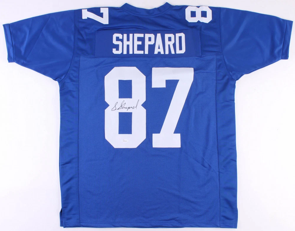 STERLING SHEPARD AUTOGRAPHED CUSTOM JERSEY (NEW YORK GIANTS) - JSA COA!