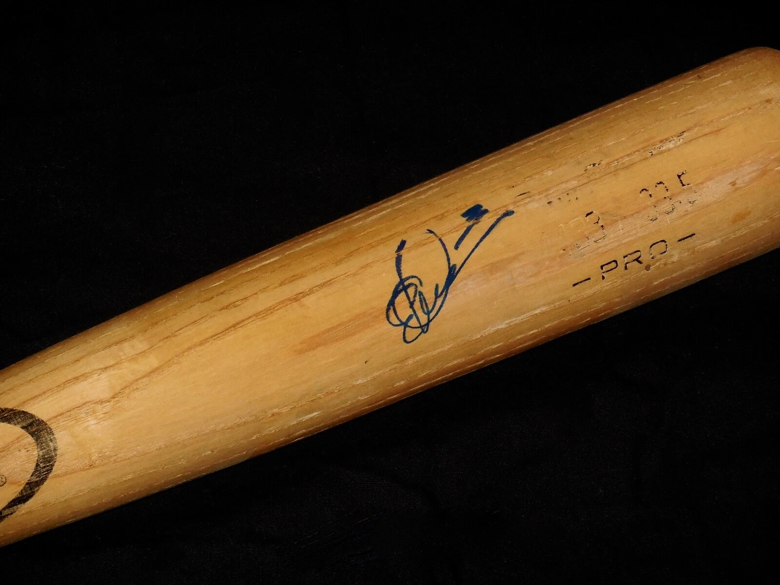 EVAN LONGORIA AUTOGRAPHED BAT (SAN FRANCISCO GIANTS) - Spring Training Used Bat!