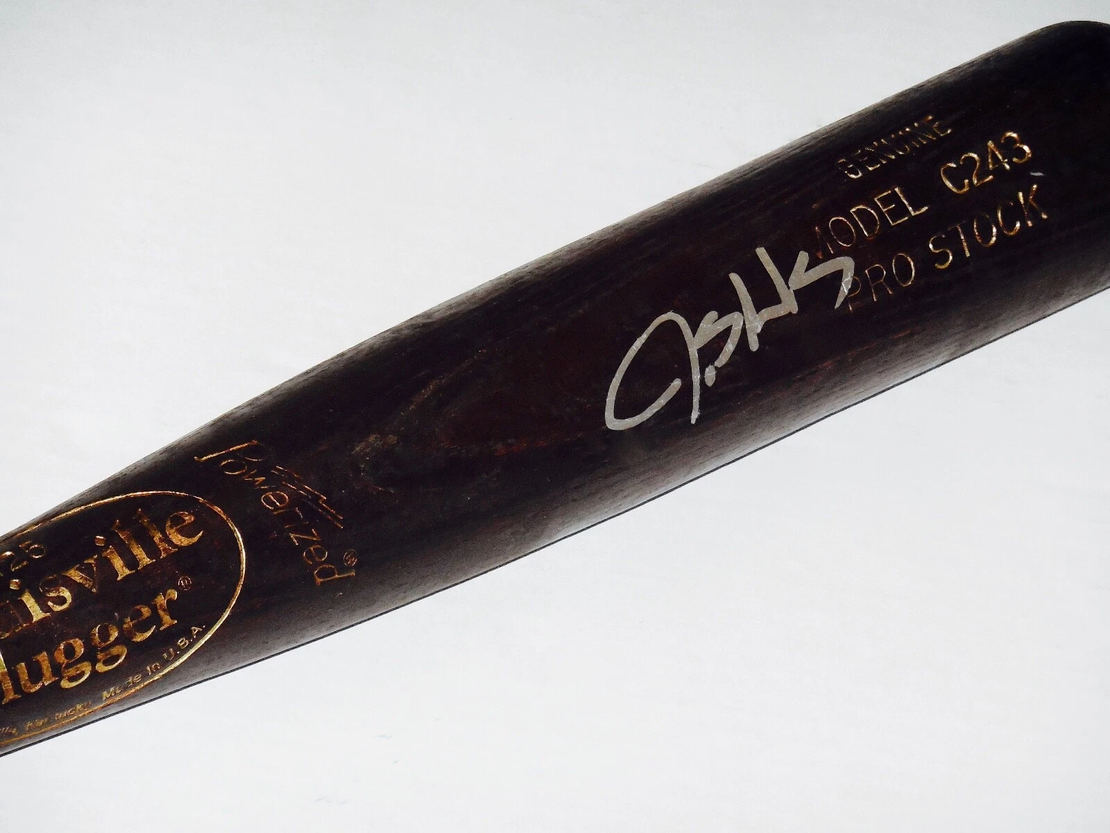 JAMES SHIELDS AUTOGRAPHED BAT (TAMPA BAY RAYS) - Spring Training Used Bat!