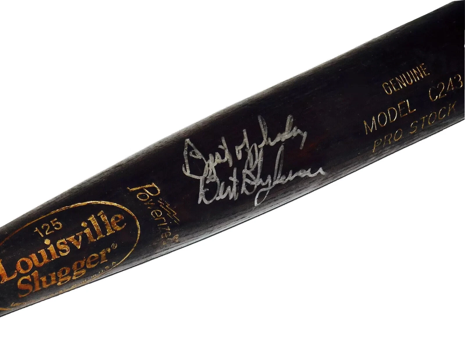 BERT BLYLEVEN AUTOGRAPHED BAT (MINNESOTA TWINS) - Spring Training Used Bat!
