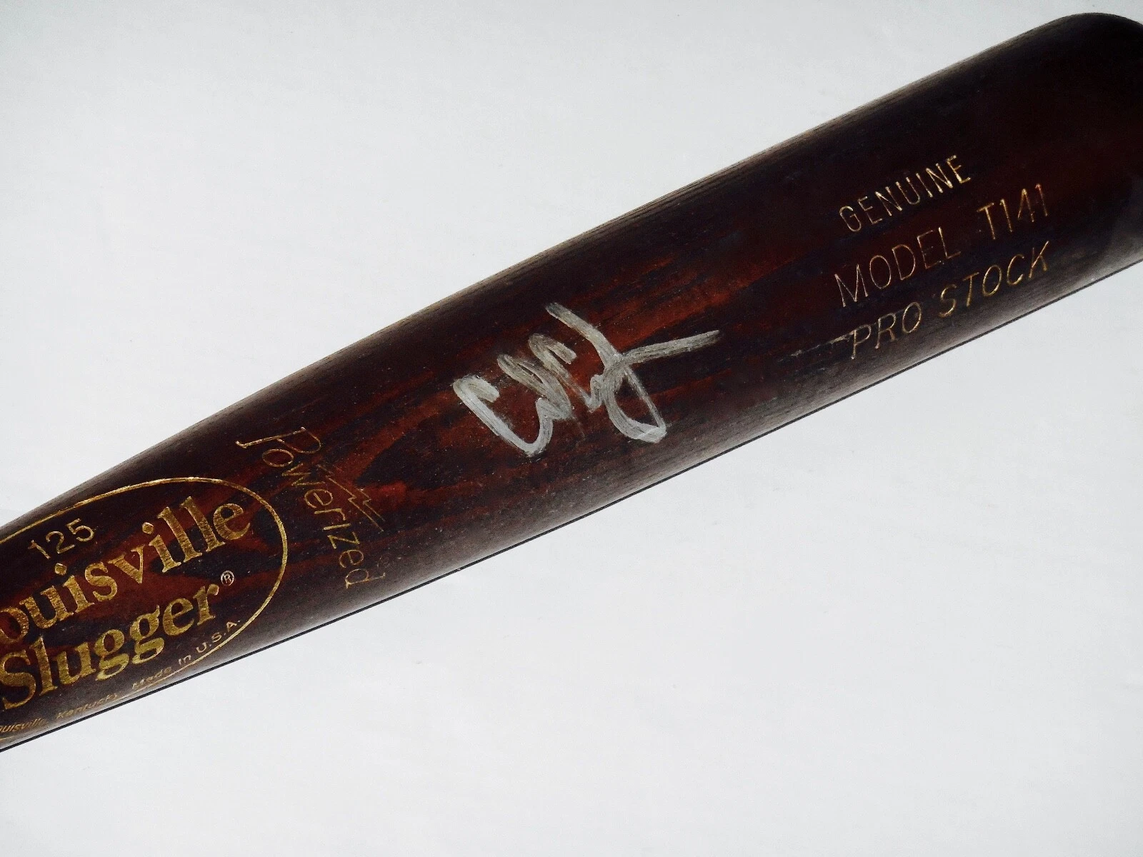 CARL CRAWFORD AUTOGRAPHED BAT (TAMPA BAY RAYS) - Spring Training Used Bat!