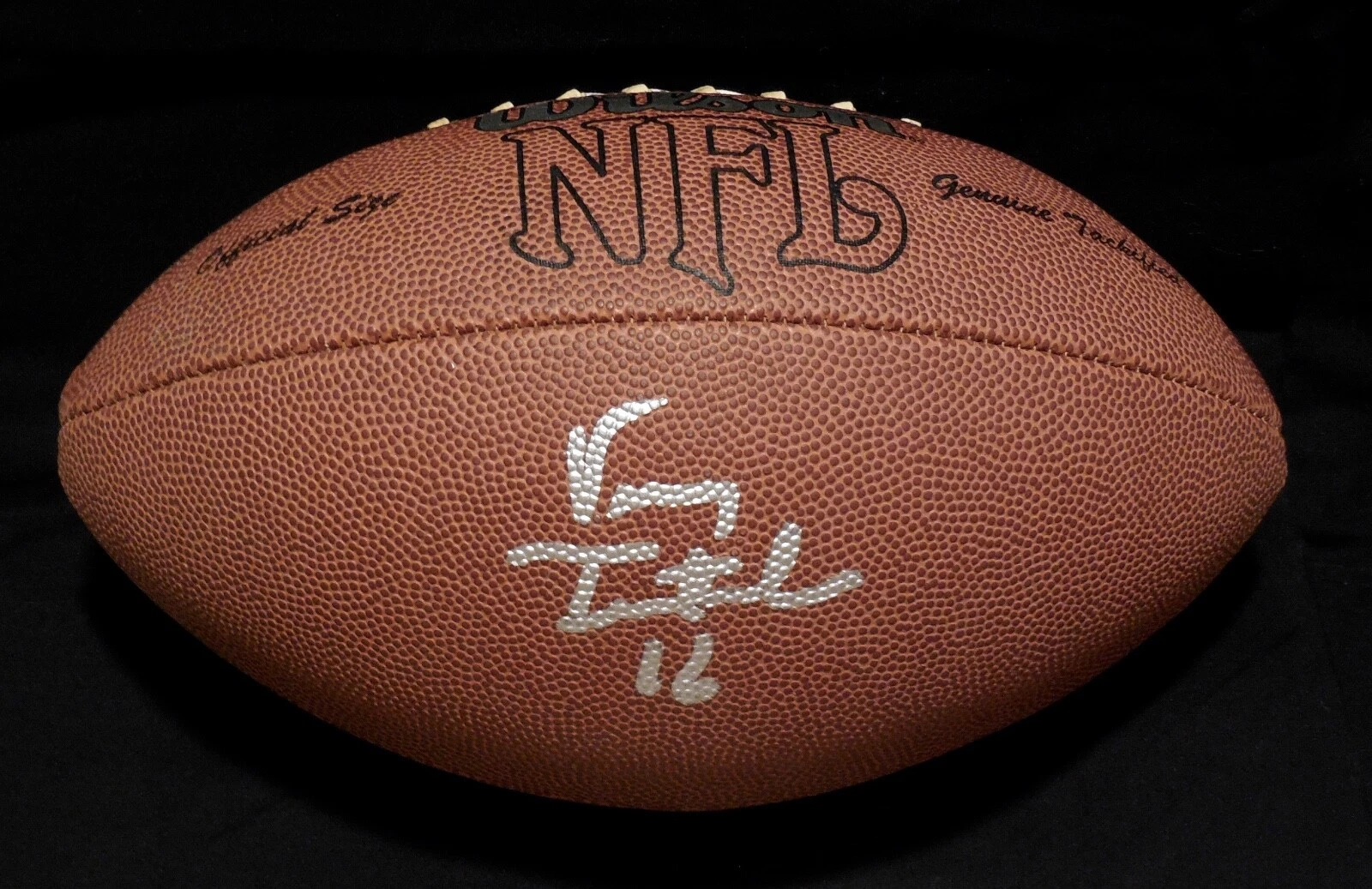 VINNY TESTAVERDE AUTOGRAPHED FOOTBALL (NEW YORK JETS) - W/ COA!