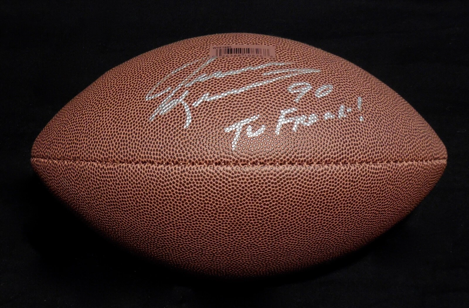 JEVON KEARSE AUTOGRAPHED FOOTBALL (THE FREAK) - W/ COA!