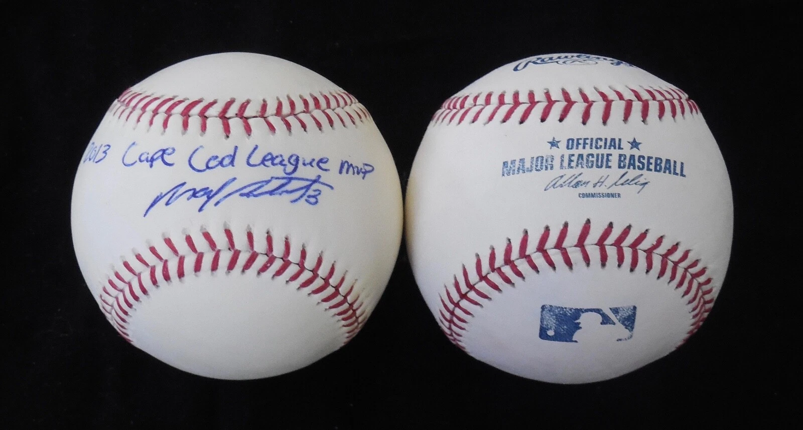 MAX PENTECOST AUTOGRAPHED GAME USED ML BASEBALL (BLUE JAYS) W/ COA!
