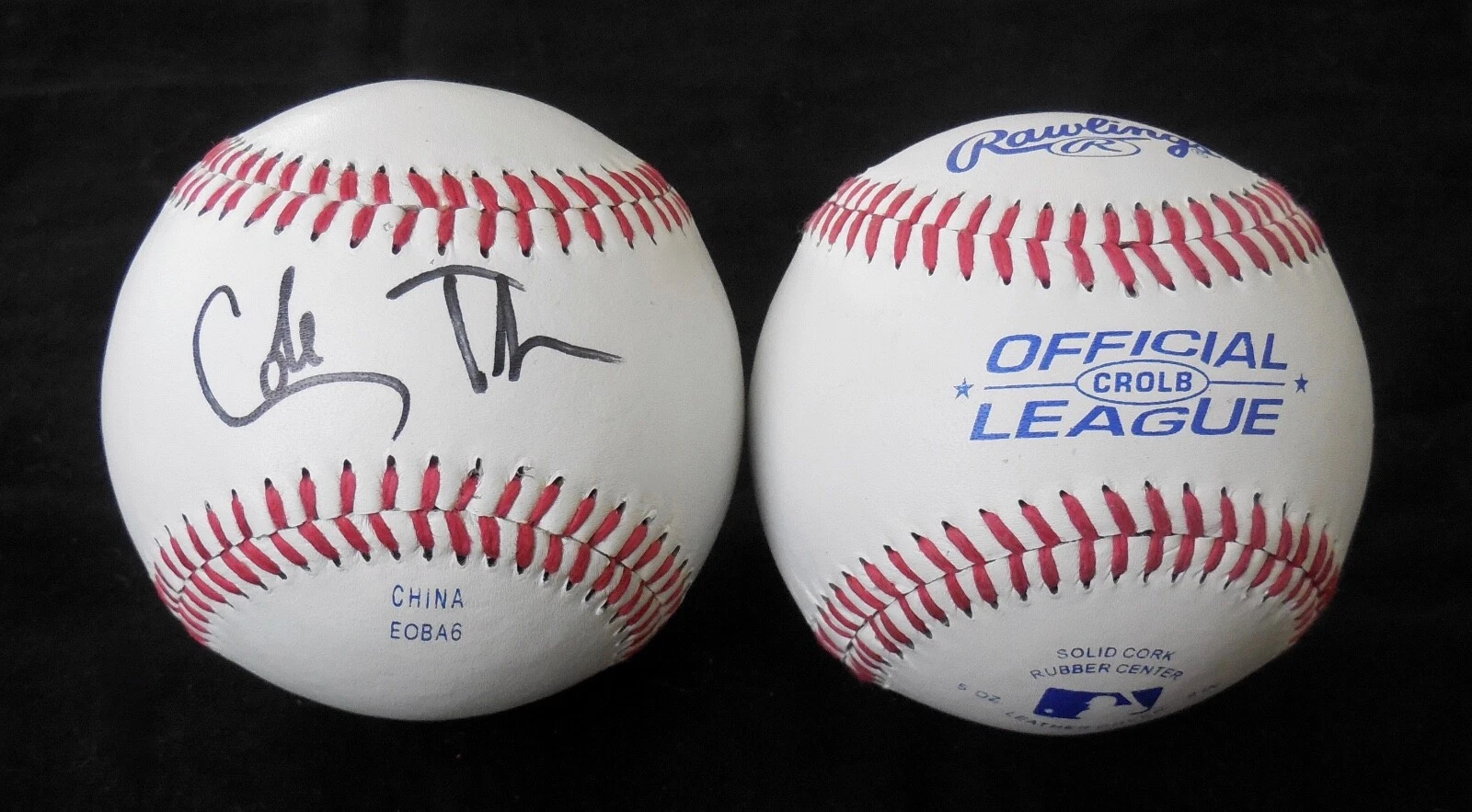 COLE TUCKER AUTOGRAPHED BASEBALL (PITTSBURGH PIRATES) - W/ COA!