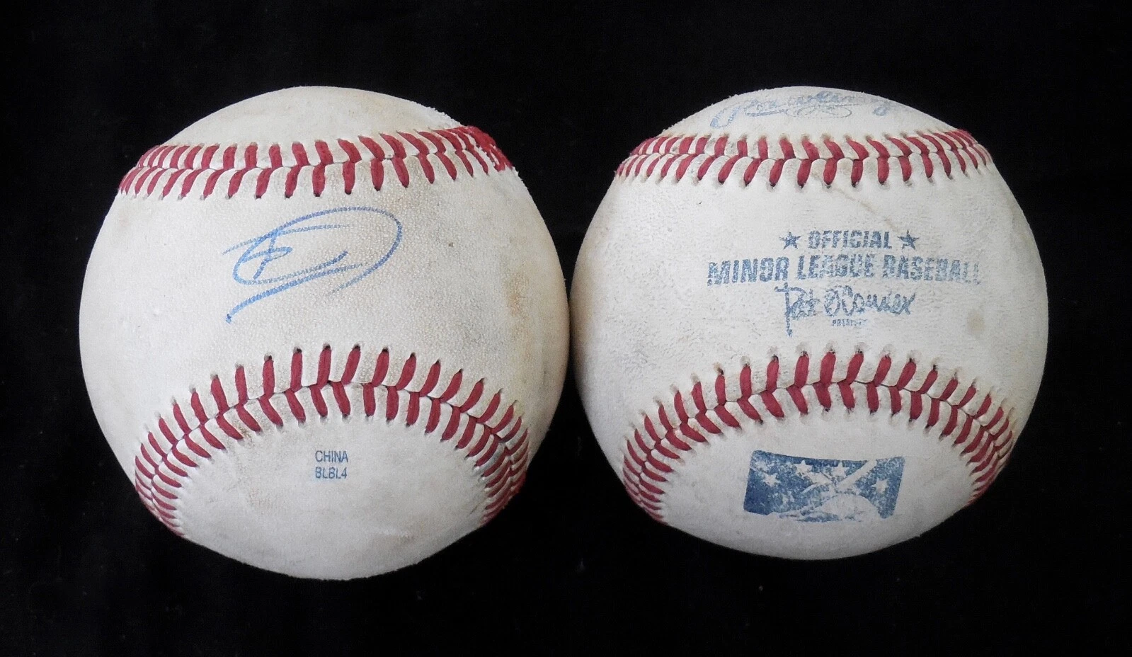 TYRELL JENKINS AUTOGRAPHED GAME USED FSL BASEBALL (BRAVES) - W/ COA!