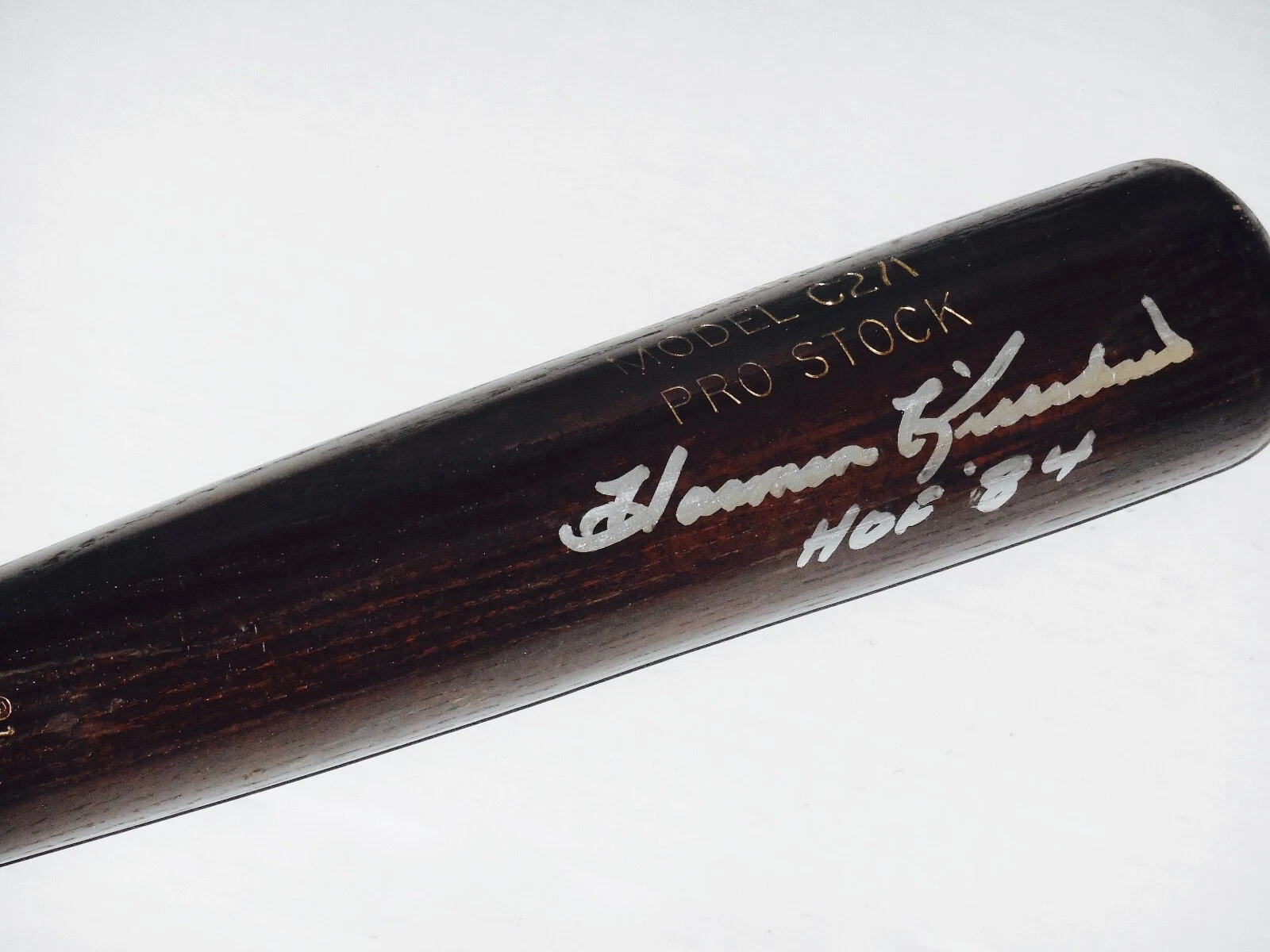 HARMON KILLEBREW AUTOGRAPHED BAT (MINNESOTA TWINS) - Spring Training Used Bat!