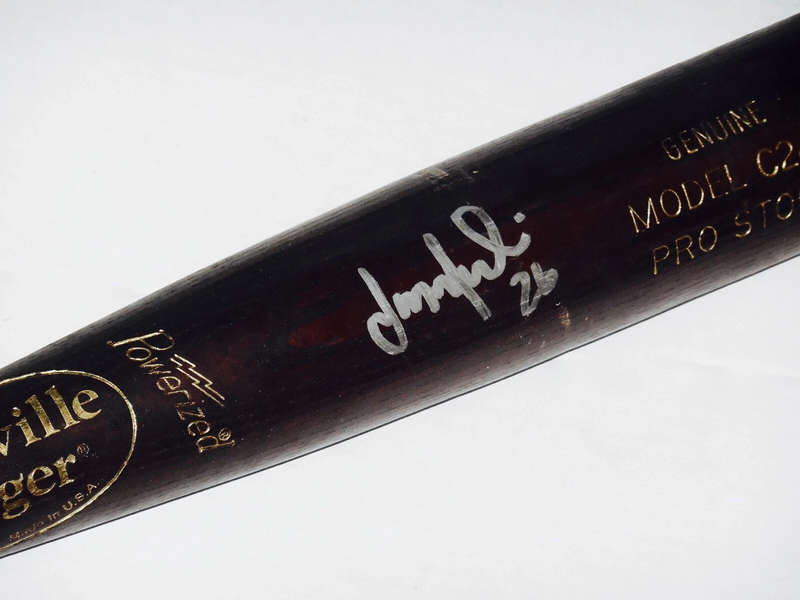 LOU MERLONI AUTOGRAPHED BAT (BOSTON RED SOX) - Spring Training Used Bat!