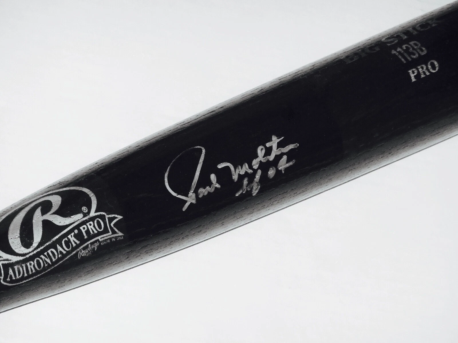 PAUL MOLITOR AUTOGRAPHED BAT (MINNESOTA TWINS) - Spring Training Used Bat!