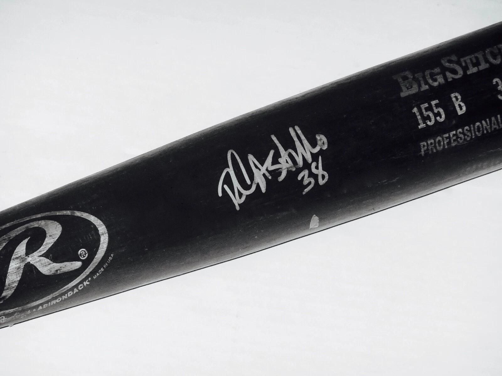 RUSNEY CASTILLO AUTOGRAPHED BAT (BOSTON RED SOX) - Spring Training Used Bat!