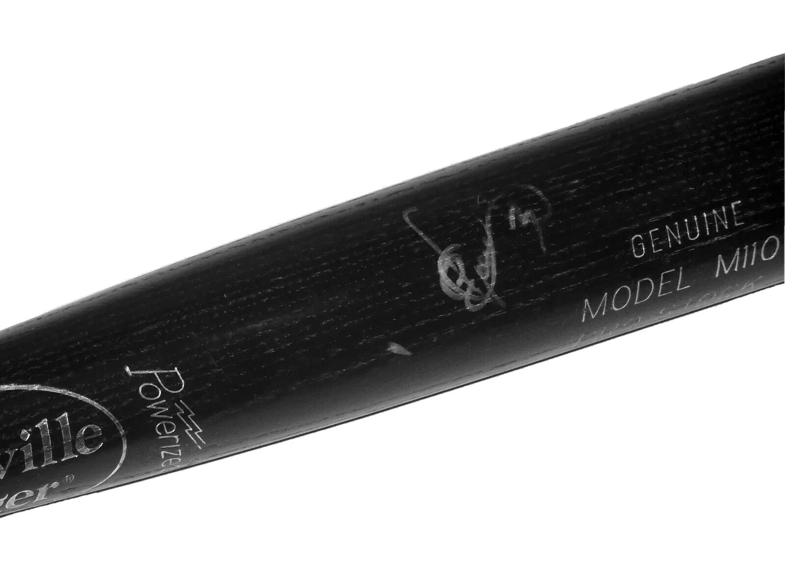 EVAN LONGORIA AUTOGRAPHED BAT (SAN FRANCISCO GIANTS) - Spring Training Used Bat!