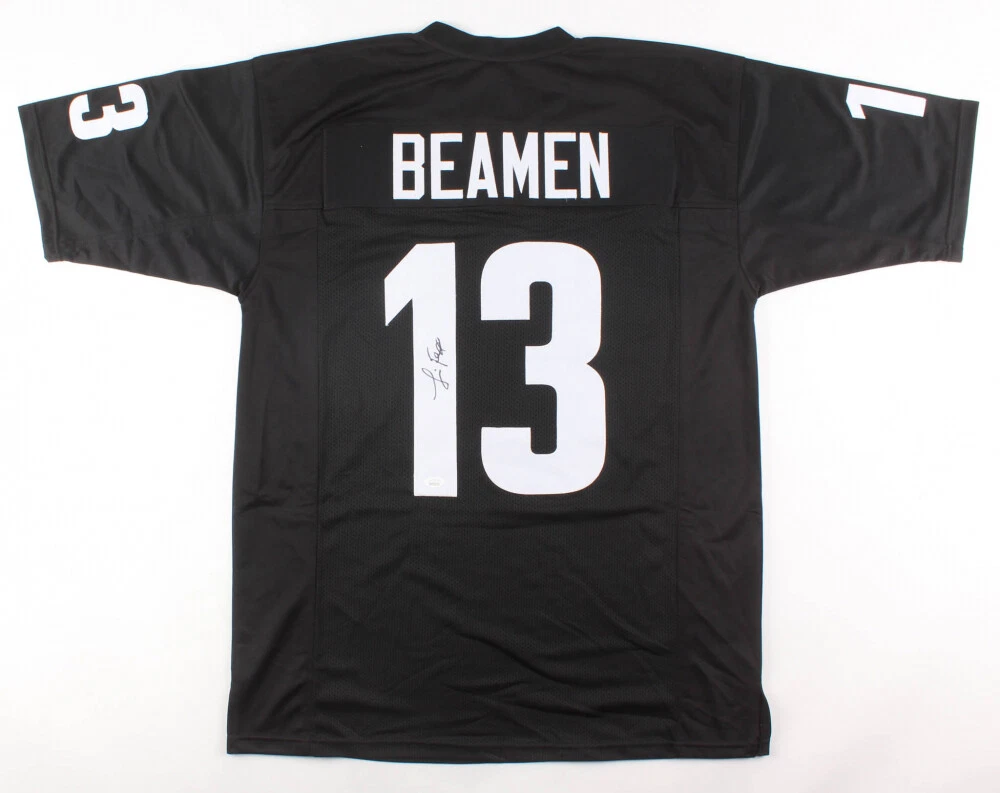 JAMIE FOXX AUTOGRAPHED FOOTBALL JERSEY (ANY GIVEN SUNDAY - BEAMEN) W/ JSA COA!