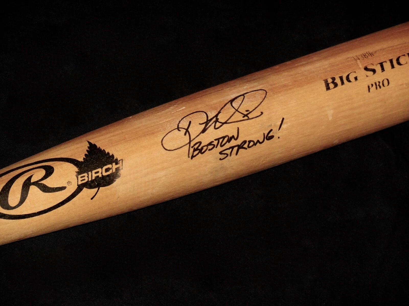 DOUG MIENTKIEWICZ AUTOGRAPHED BAT (BOSTON RED SOX) - Spring Training Used Bat!
