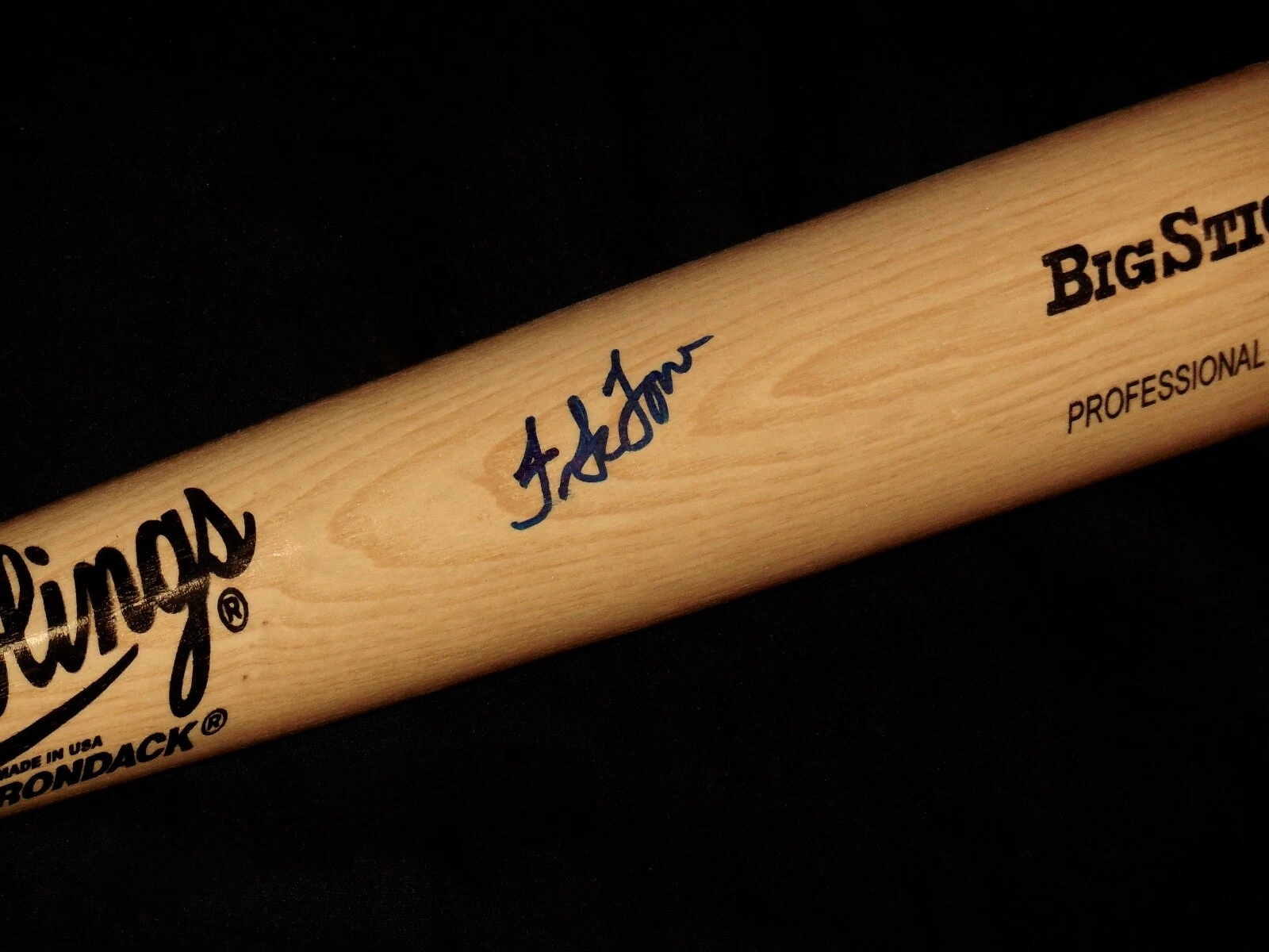 FRANK TORRE AUTOGRAPHED RAWLINGS BAT (MILWAUKEE BRAVES) - W/ COA!