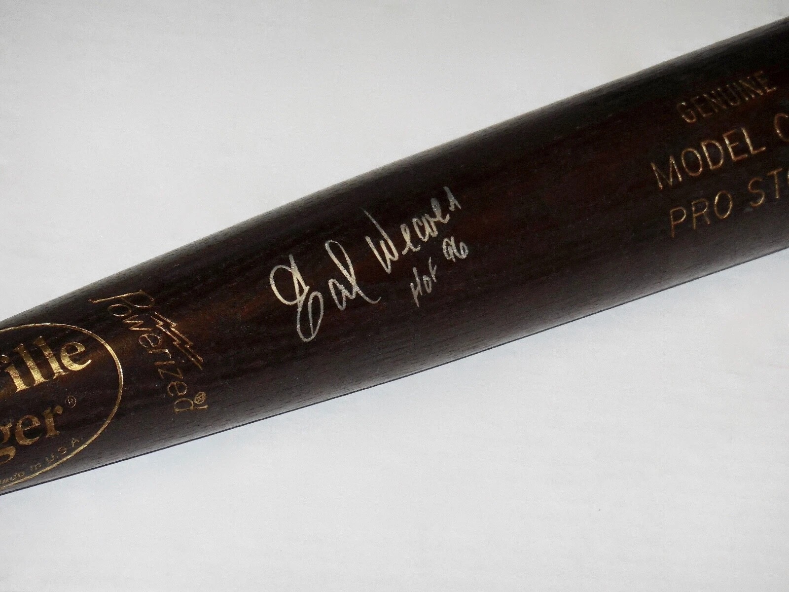 EARL WEAVER AUTOGRAPHED BAT (BALTIMORE ORIOLES) - Spring Training Used Bat!