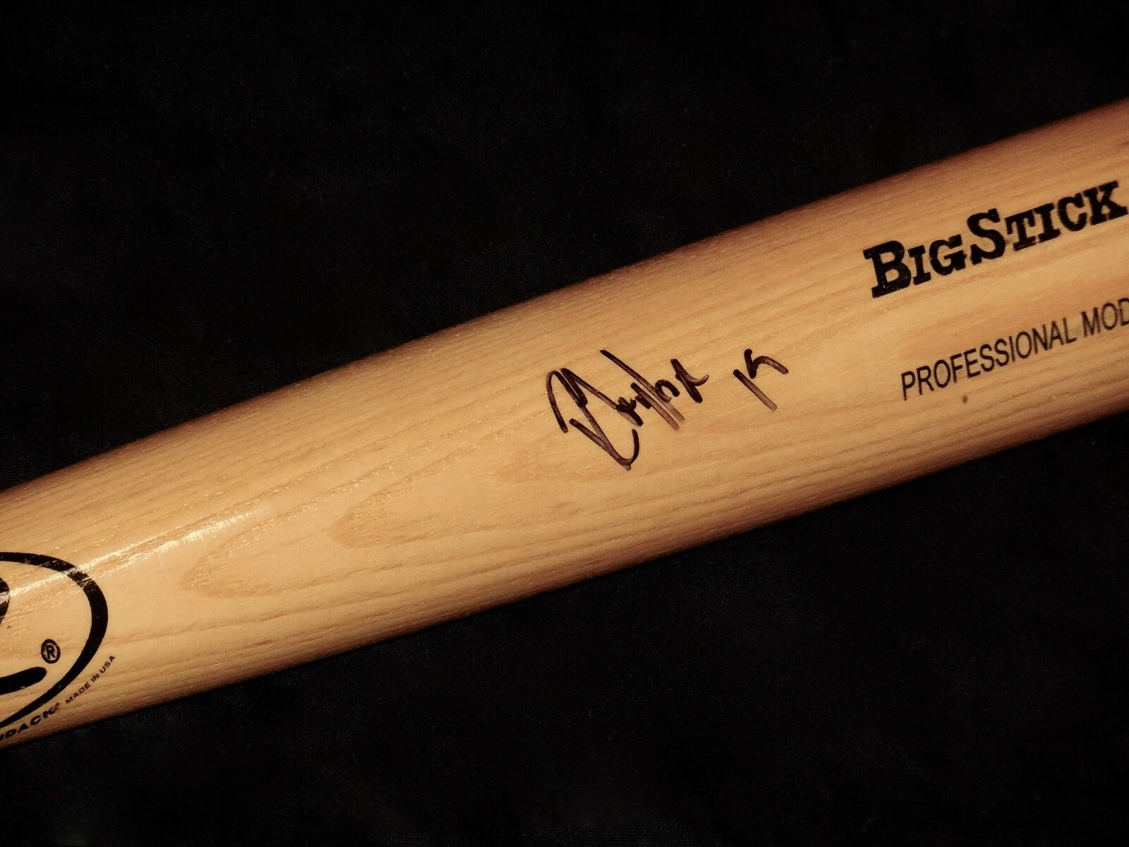 REGGIE TAYLOR AUTOGRAPHED RAWLINGS BAT (PHILLIES & REDS) - W/ COA!