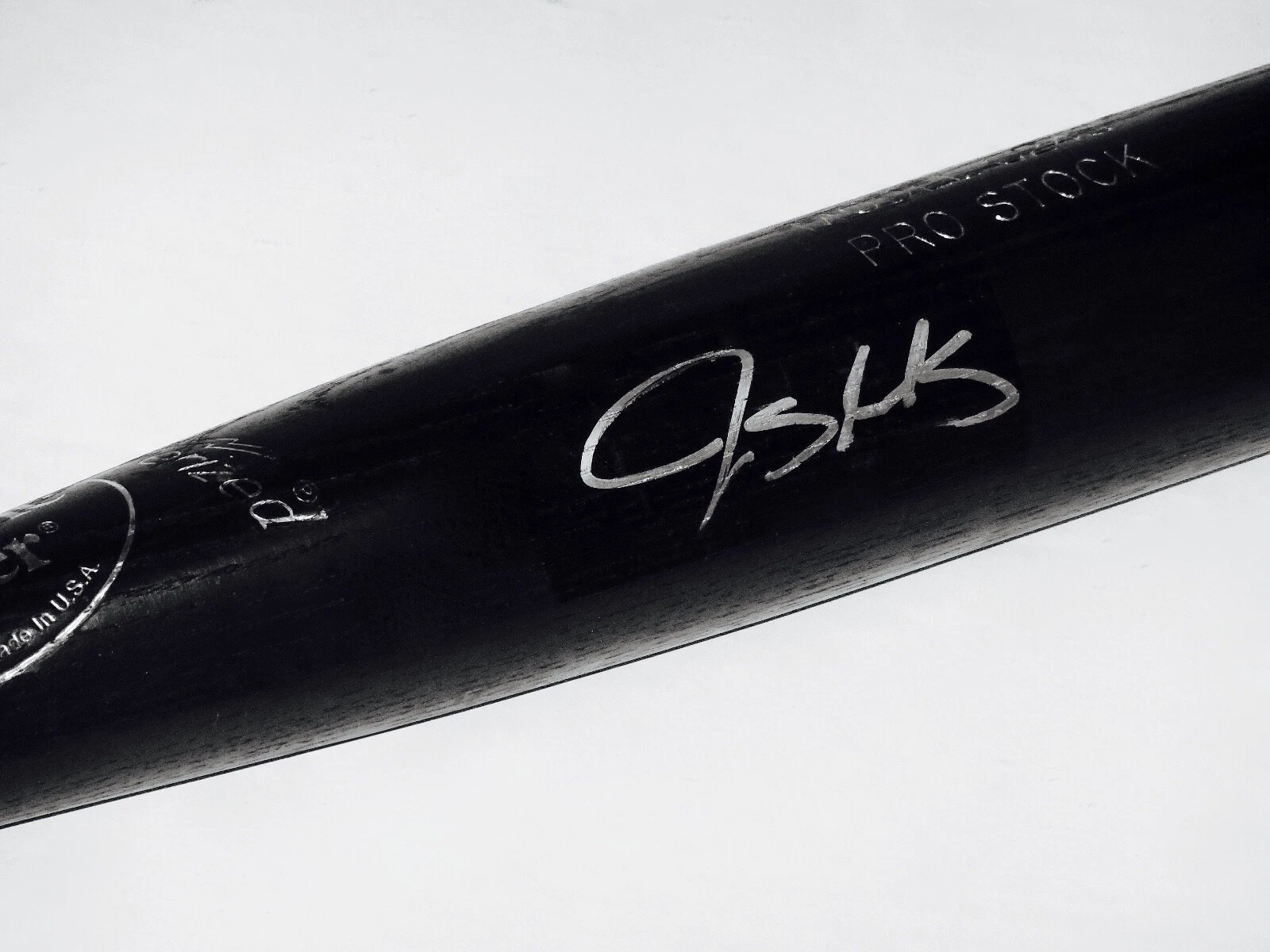 JAMES SHIELDS AUTOGRAPHED BAT (TAMPA BAY RAYS) - Spring Training Used Bat!