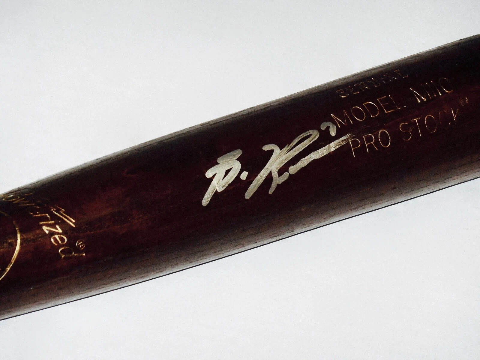 BEN REVERE AUTOGRAPHED BAT (TWINS & PHILLIES) - Spring Training Used Bat!