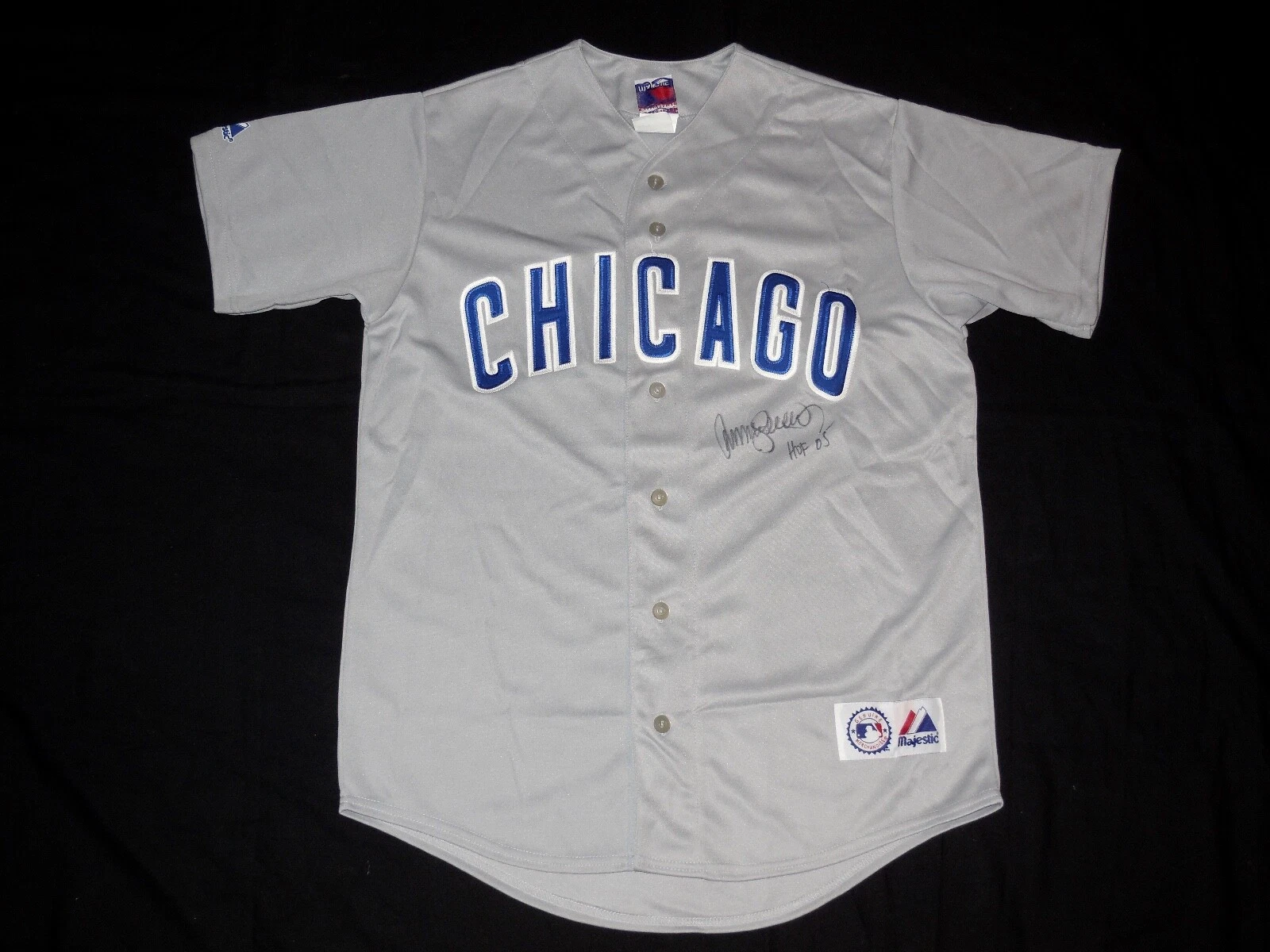 RYNE SANDBERG AUTOGRAPHED JERSEY (CHICAGO CUBS) - HOF 2005!