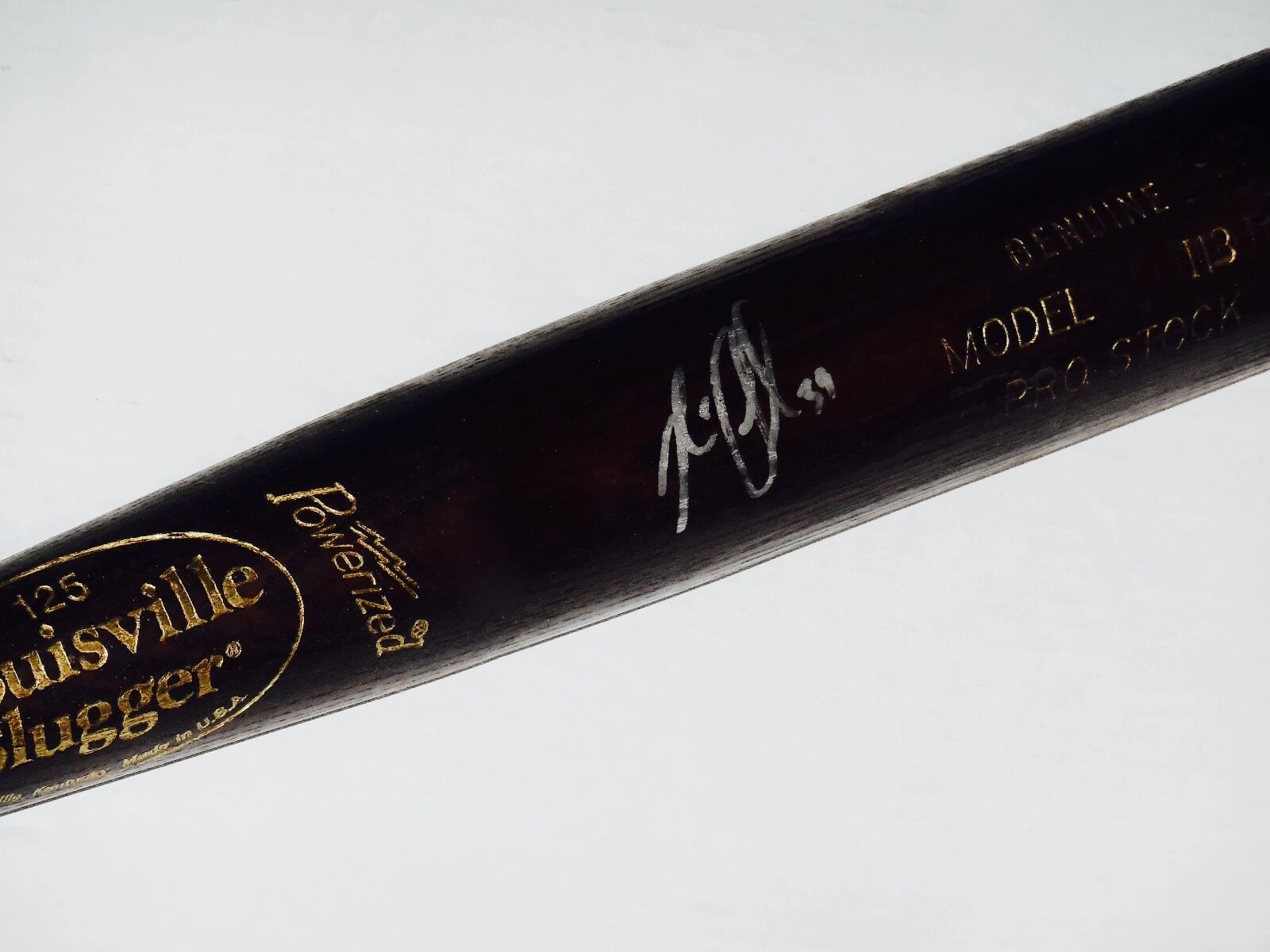 NICK CIUFFO AUTOGRAPHED BAT (TAMPA BAY RAYS) - Spring Training Used Bat!