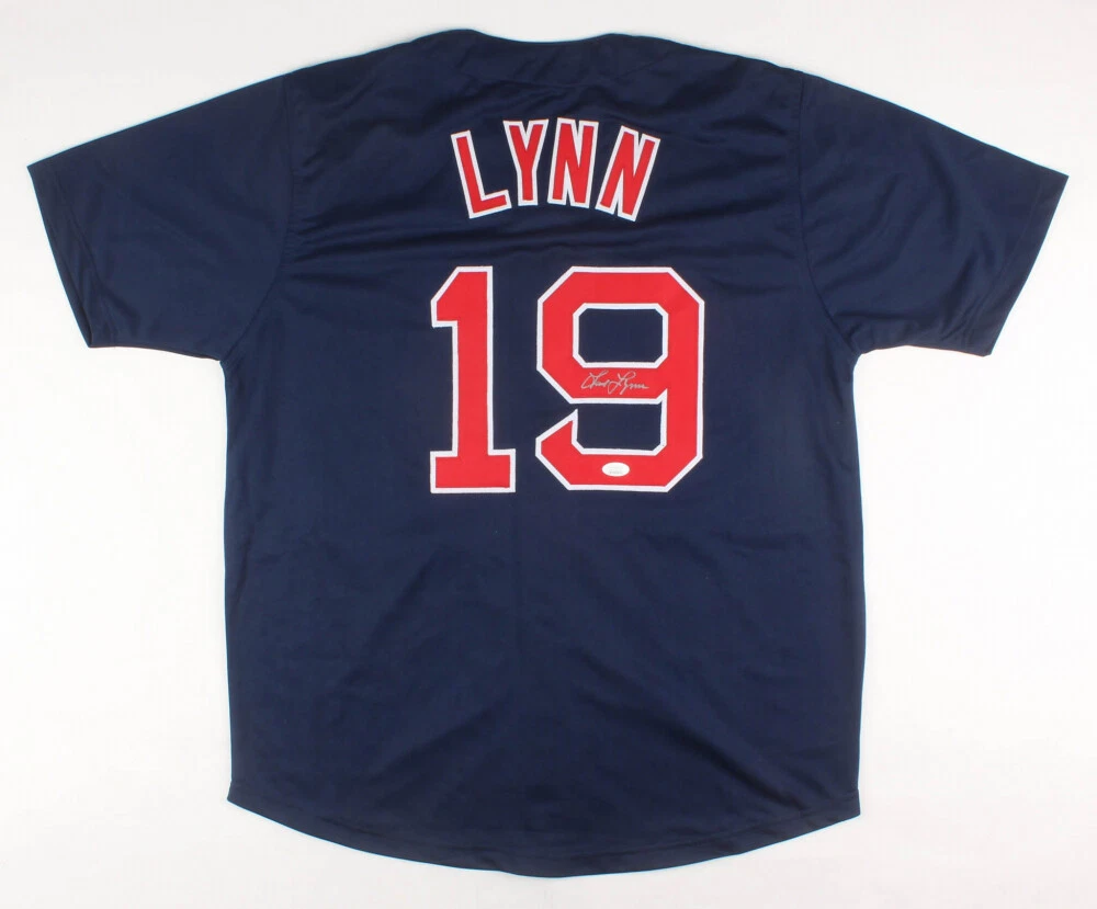 FRED LYNN AUTOGRAPHED CUSTOM JERSEY (BOSTON RED SOX) - JSA COA!