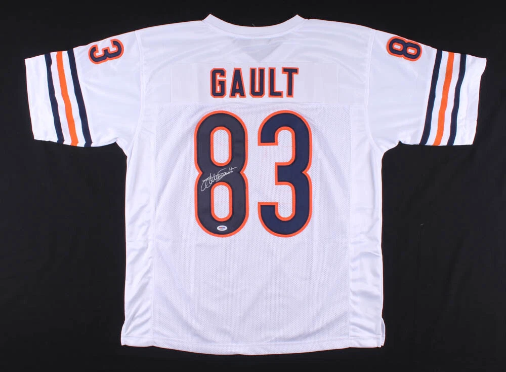 WILLIE GAULT AUTOGRAPHED CUSTOM JERSEY (CHICAGO BEARS) - JSA COA!