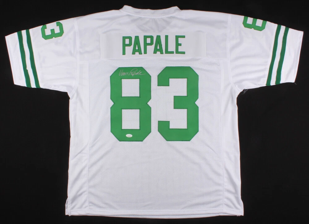 VINCE PAPALE AUTOGRAPHED CUSTOM JERSEY (EAGLES / INVINCIBLE) - JSA COA!