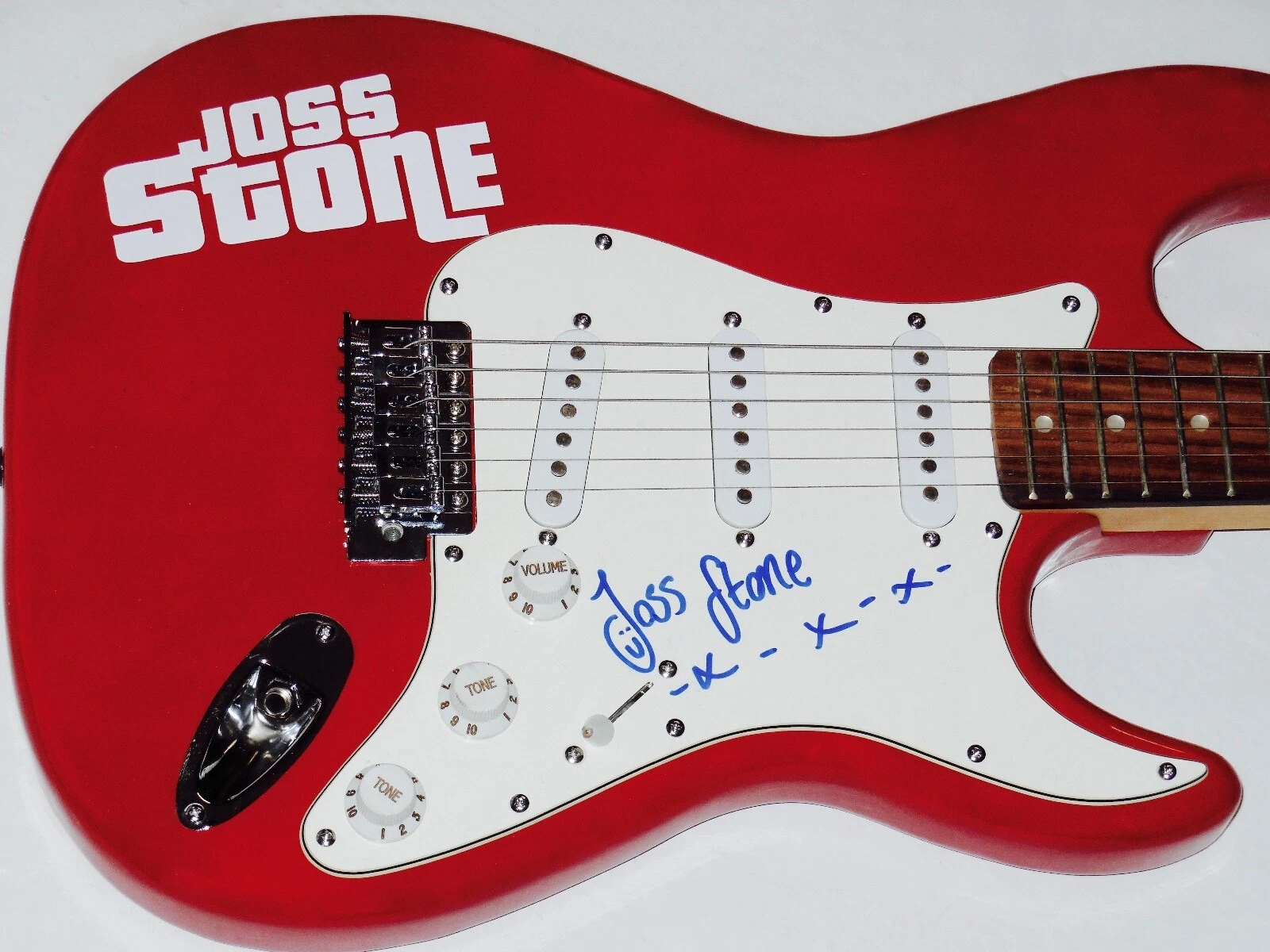 JOSS STONE AUTOGRAPHED GUITAR (SINGER / SONGWRITER) - W/ COA!