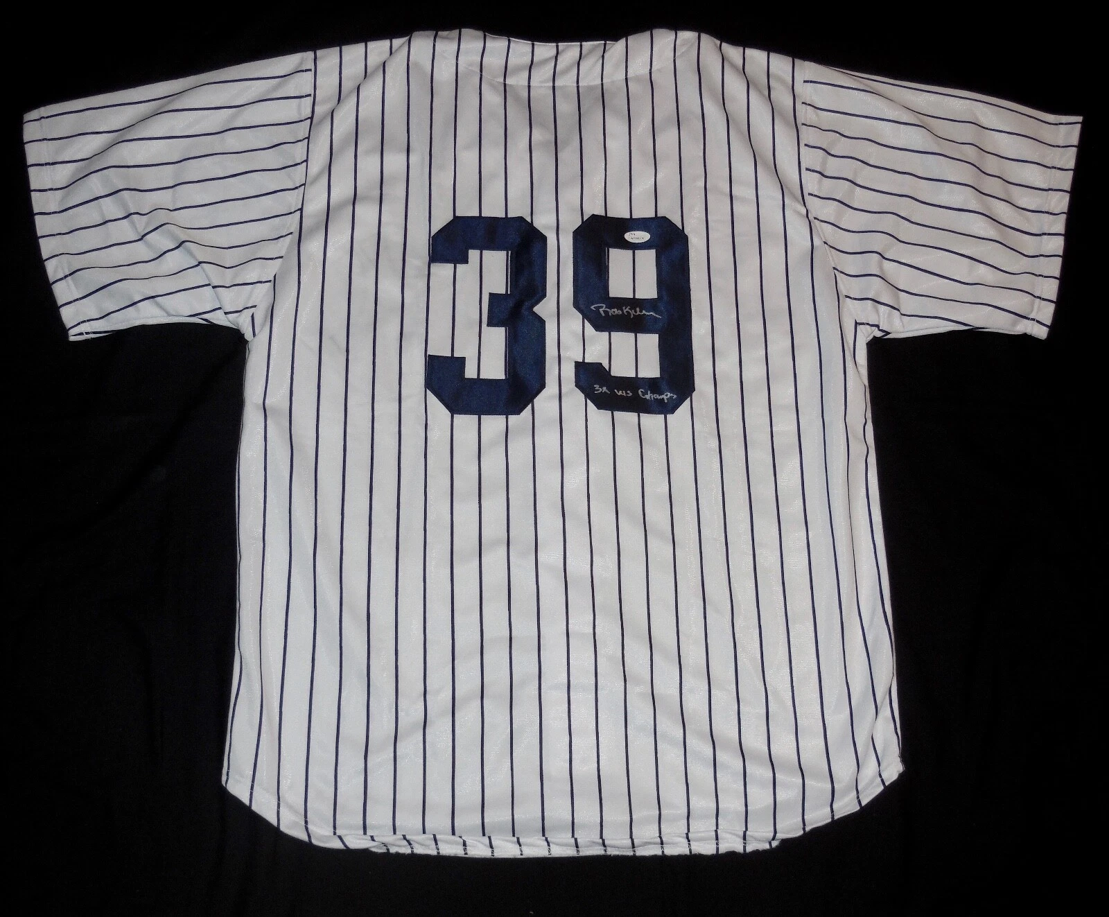 ROBERTO KELLY AUTOGRAPHED CUSTOM JERSEY (NEW YORK YANKEES) - JSA COA!