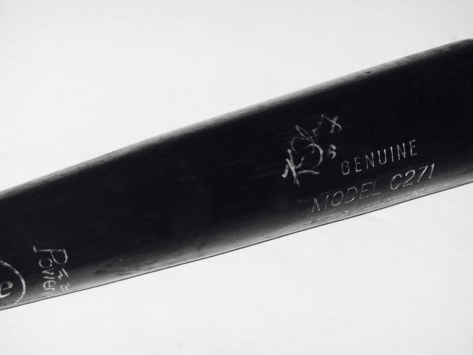 KEVIN SLOWEY AUTOGRAPHED BAT (MINNESOTA TWINS) - Spring Training Used Bat!