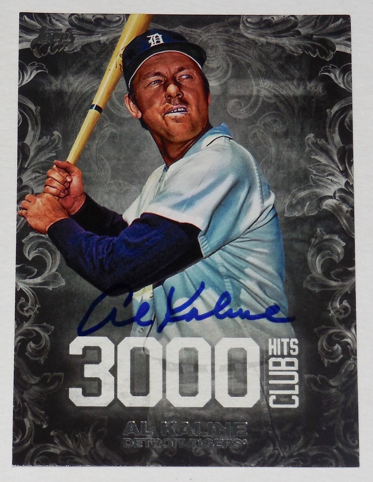 AL KALINE 2016 TOPPS 3000 HIT CLUB AUTOGRAPHED BASEBALL CARD (DETROIT TIGERS)