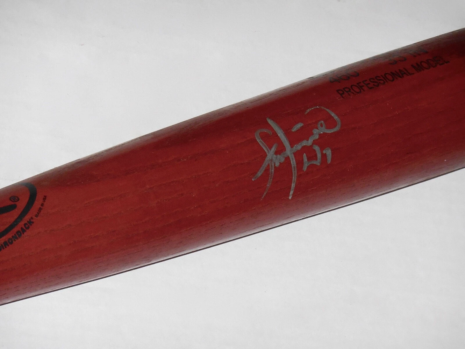 FRANCISCO LIRIANO AUTOGRAPHED BAT (MINNESOTA TWINS) - Spring Training Used Bat!