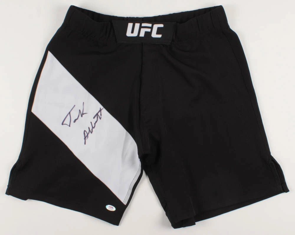 TANK ABBOTT AUTOGRAPHED UFC / MMA TRUNKS - PSA DNA!