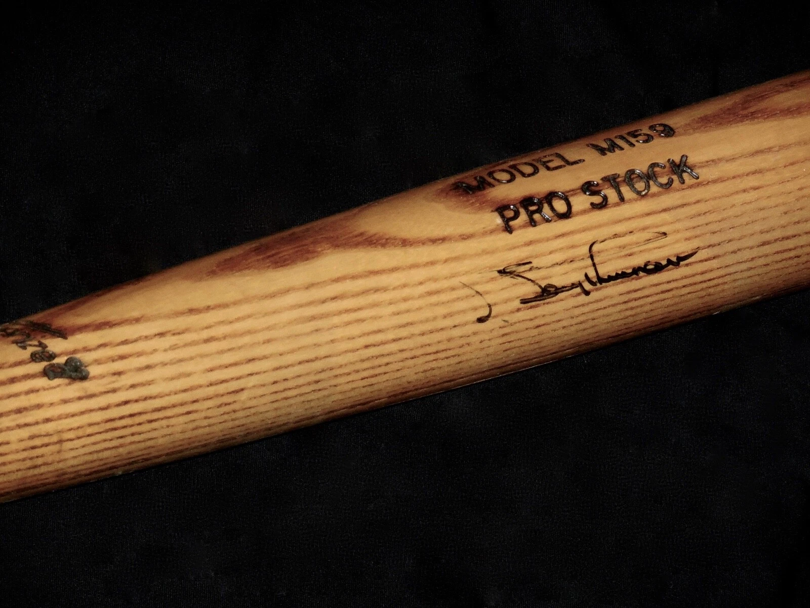 GARY THURMAN AUTOGRAPHED BAT (KANSAS CITY ROYALS) - Spring Training Used Bat!