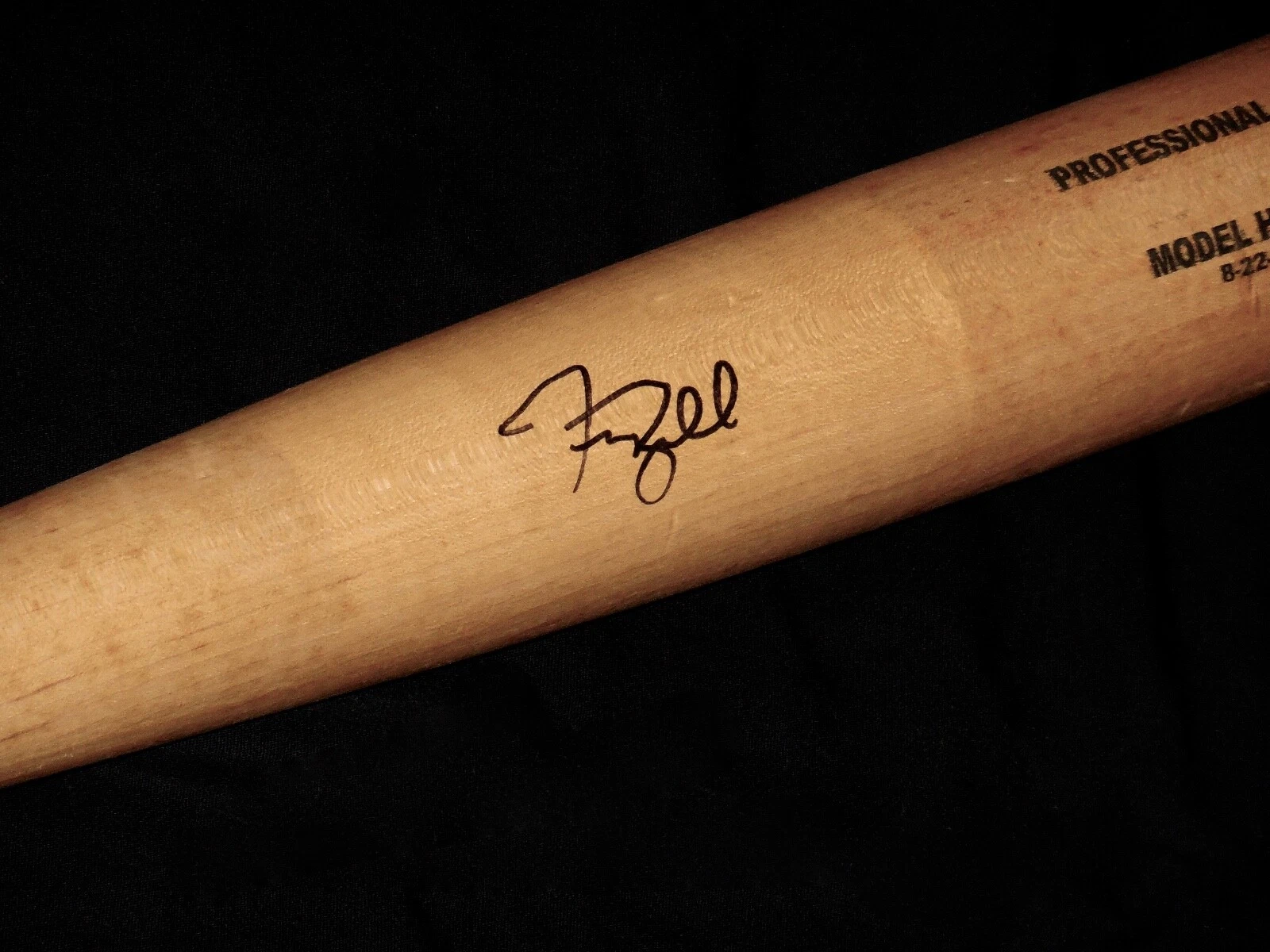 TREY BALL AUTOGRAPHED BAT (BOSTON RED SOX) - Spring Training Used Bat!