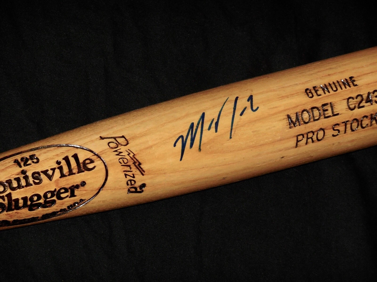 MATT DOMINGUEZ AUTOGRAPHED BAT (FLORIDA MARLINS) - Spring Training Used Bat!