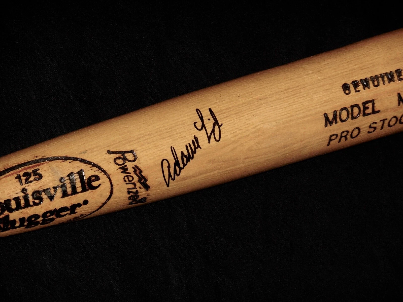 ADAM LIND AUTOGRAPHED BAT (TORONTO BLUE JAYS) - Spring Training Used Bat!