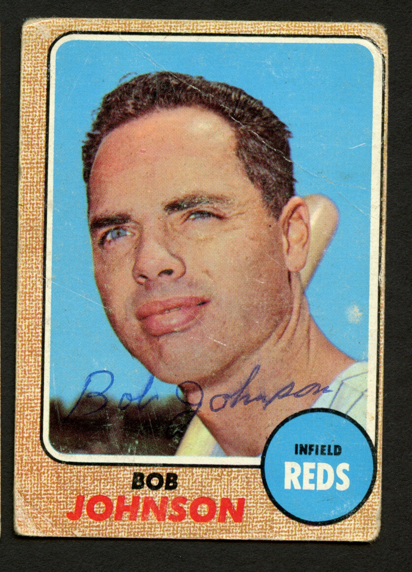 Bob Johnson #338 signed autograph auto 1968 Topps Baseball Trading Card