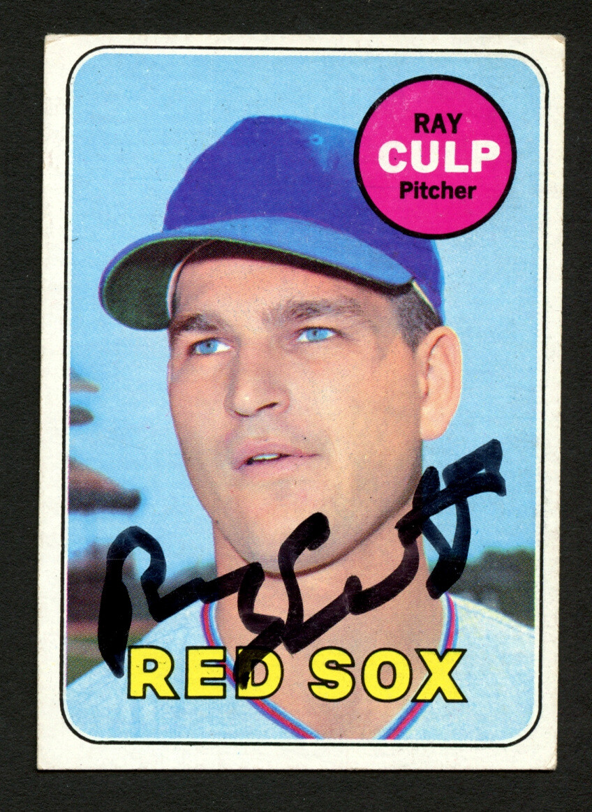 Ray Culp #391 signed autograph auto 1969 Topps Baseball Trading Card