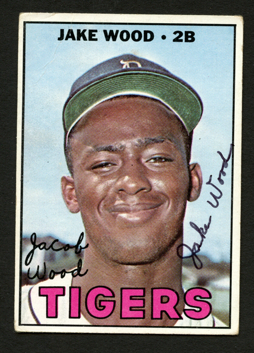 Jake Wood #394 signed autograph auto 1967 Topps Baseball Trading Card