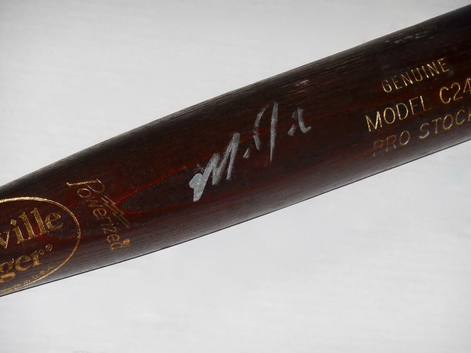 MATT DOMINGUEZ AUTOGRAPHED BAT (FLORIDA MARLINS) - Spring Training Used Bat!
