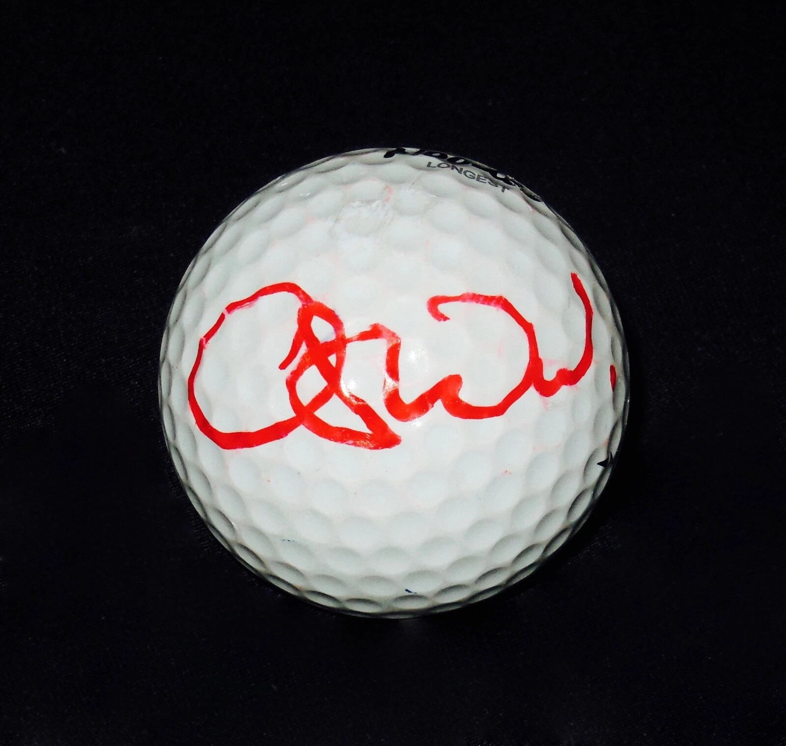 CHRIS WOOD AUTOGRAPHED USED GOLF BALL (PGA) W/ COA!