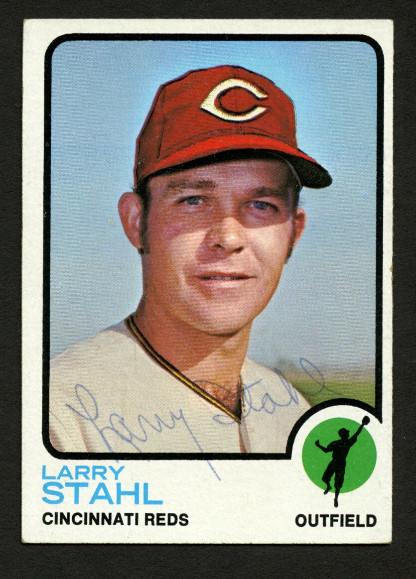 Larry Stahl #533 signed autograph auto 1973 Topps Baseball Trading Card