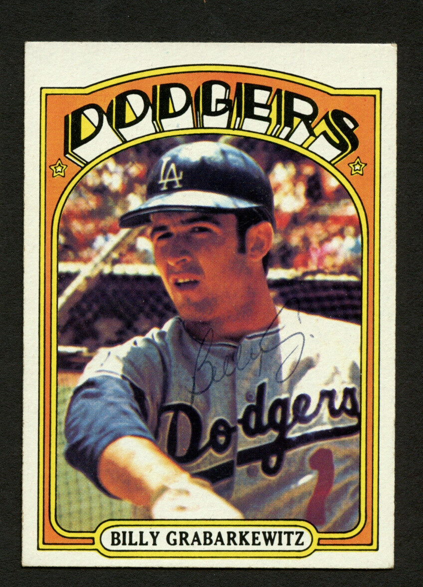 Billy Grabarkewitz #578 signed autograph auto 1972 Topps Baseball Trading Card