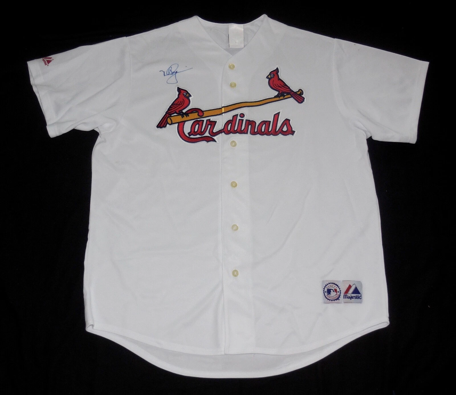 MARK MCGWIRE AUTOGRAPHED JERSEY (ST. LOUIS CARDINALS) W/ COA!