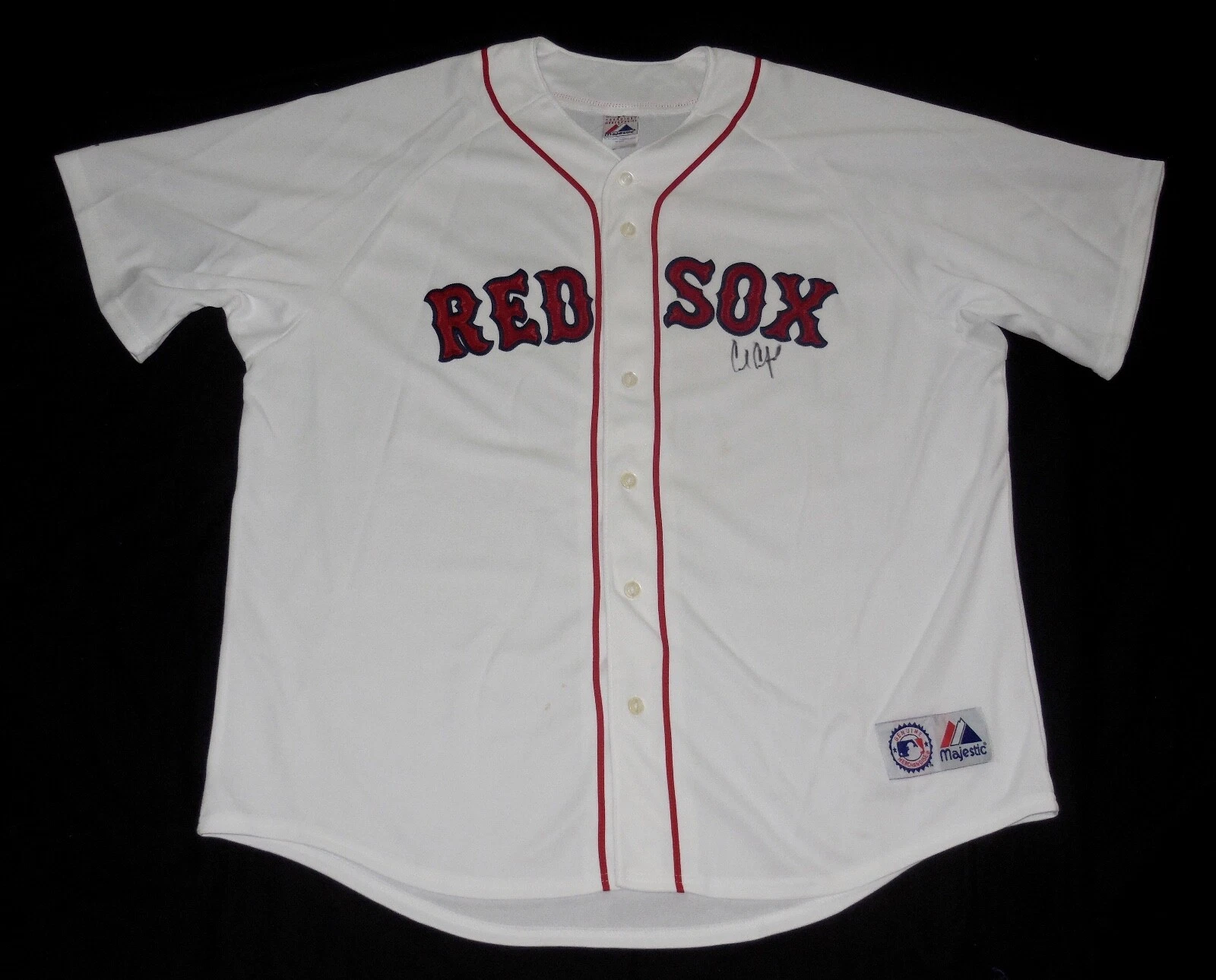 CARL CRAWFORD AUTOGRAPHED JERSEY (BOSTON RED SOX) W/ COA!
