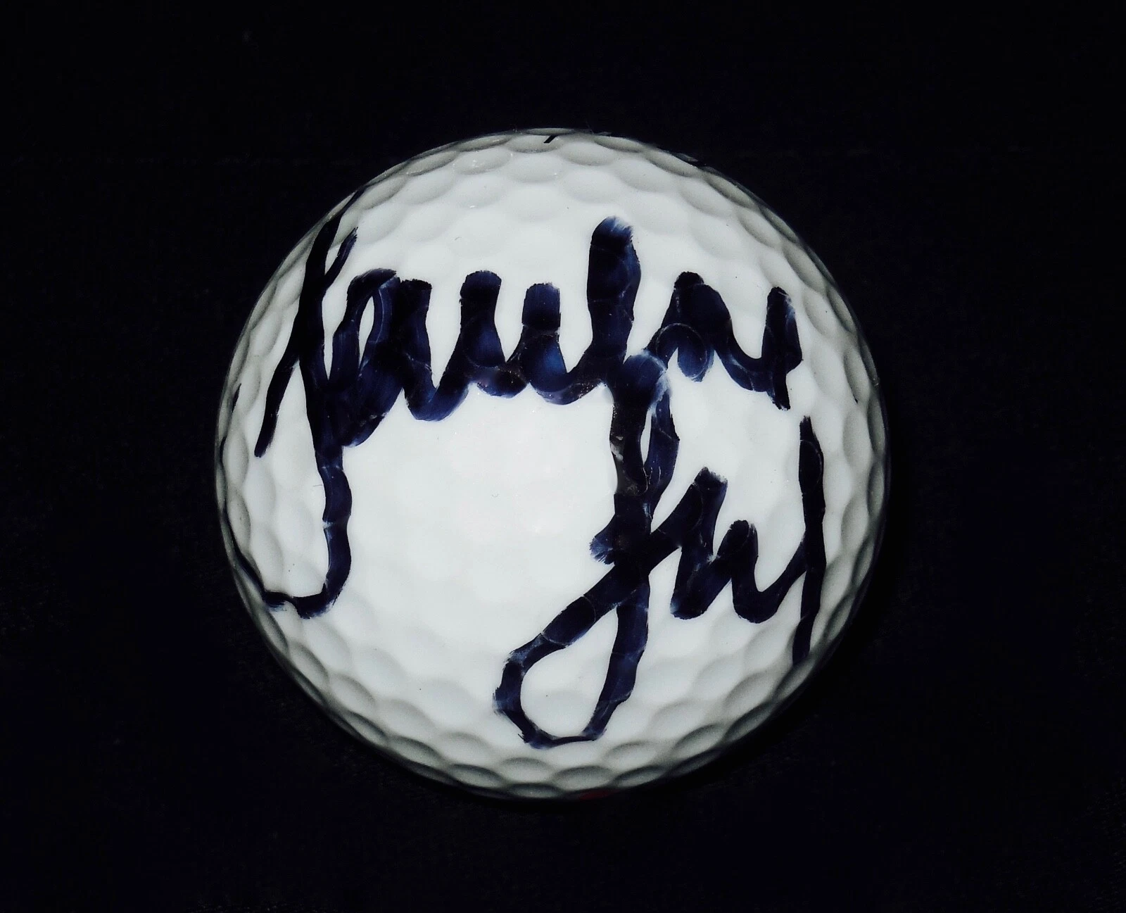 SANDRA GAL AUTOGRAPHED USED GOLF BALL (LPGA) W/ COA!