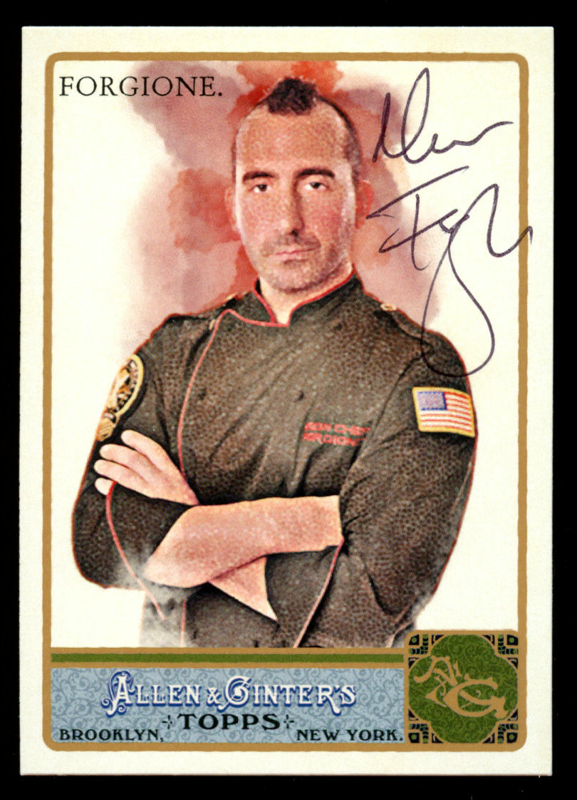 Marc Forgione #11 signed autograph auto 2011 Topps Allen & Ginter's Trading Card